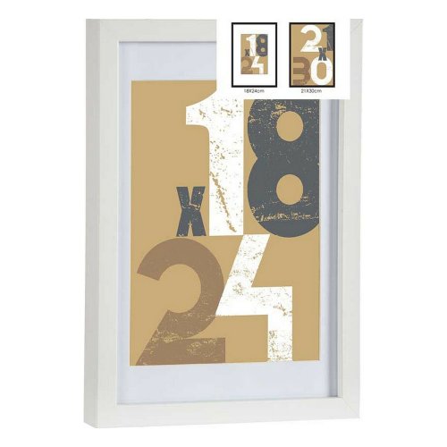 Fotoram 668826-WHITE Vit Glas Tr MDF (6 antal)