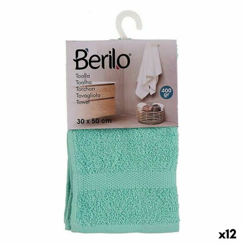 Badhandduk Berilo 5311 Turkos 80 % bomull 20 % Polyester 30 x 0,