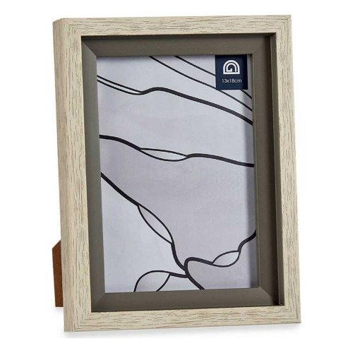 Fotoram 17 x 2 x 21,8 cm Glas Gr Beige Plast (6 antal)