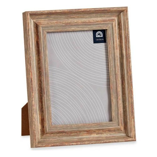 Fotoram 19 x 2 x 24 cm Glas Tr Brun Koppar Plast (6 antal)