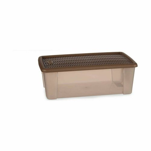 Frvaringslda med lock Stefanplast Elegance Beige Plast 5 L 19,