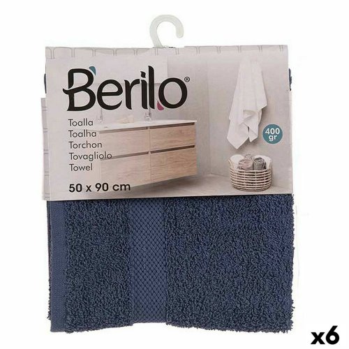 Badhandduk Berilo 5312 Bl 80 % bomull 20 % Polyester 50 x 90 cm