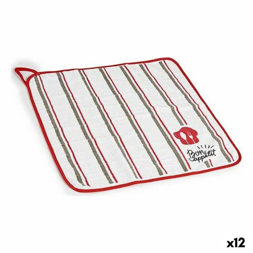 Kkstextil Kinvara 1220 Vit Rd 50 x 0,3 x 50 cm (12 antal)