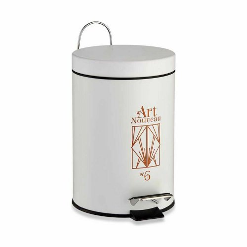 Pedalhink Berilo Art Nouveau Vit Brons Stl Plast 3 L (6 antal)