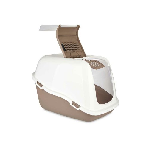 Kattlda Vit Beige Plast 39,7 x 57 x 39 cm (6 antal)