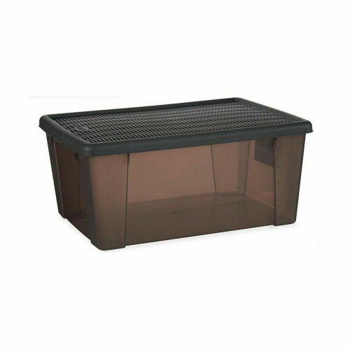 Frvaringslda med lock Stefanplast Elegance Gr Plast 15 L 29 x