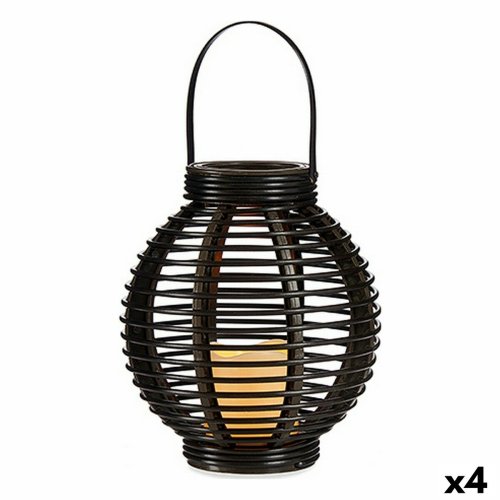 LED-lykta Ibergarden B5004 Brun Plast 21 x 23,7 x 21 cm (4 antal