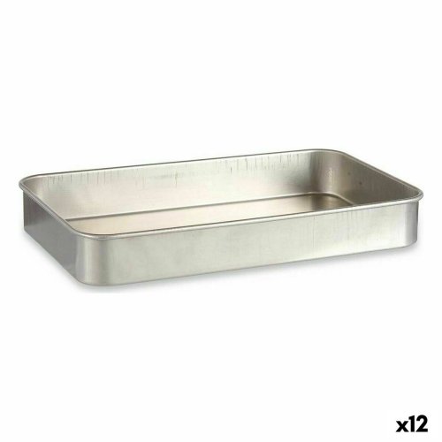 Ugnsbleck Kinvara 100154 Silvrig Aluminium 28,5 x 6,5 x 46 cm (1