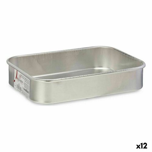 Ugnsbleck Kinvara 100149 Silvrig Aluminium  18 cm (12 antal)