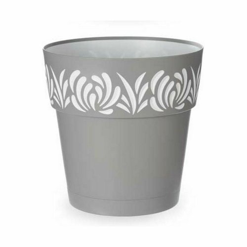Sjlvvattnande blomkruka Stefanplast Gaia Gr Plast 29 x 29 x 29