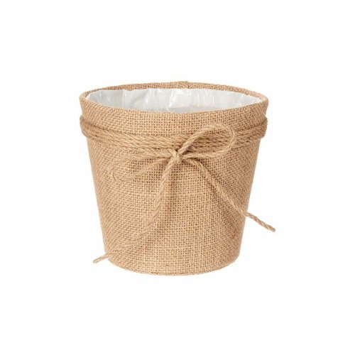 Kruka Ibergarden 86450 Brun Tyg Lasso 16 x 15 x 16 cm (24 antal)