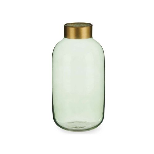 Vas Grn Gyllene Glas 14,5 x 29,5 x 14,5 cm (6 antal)