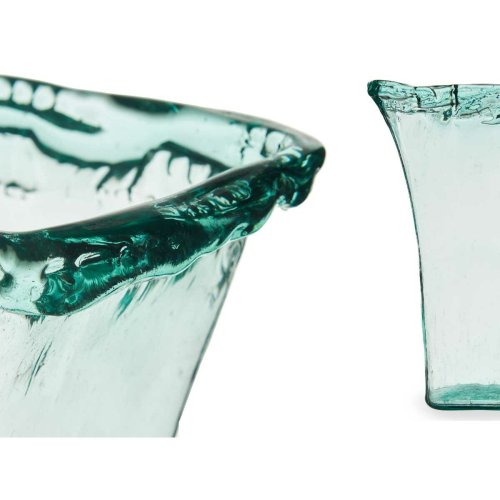 Vas 27 x 34,5 x 14 cm Glas Transparent (2 antal)