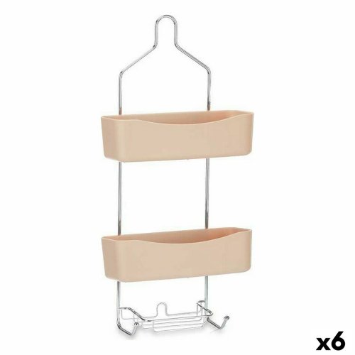 Badrumshyllor Berilo W7072 - 384 Beige Metall Plast 28 x 60 x 14