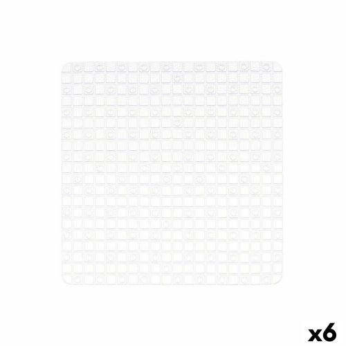 Halkfri duschmatta Berilo Transparent PVC 6 x 50 x 6 cm 50,3 x 5