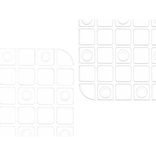 Halkfri duschmatta Berilo Transparent PVC 6 x 50 x 6 cm 50,3 x 5