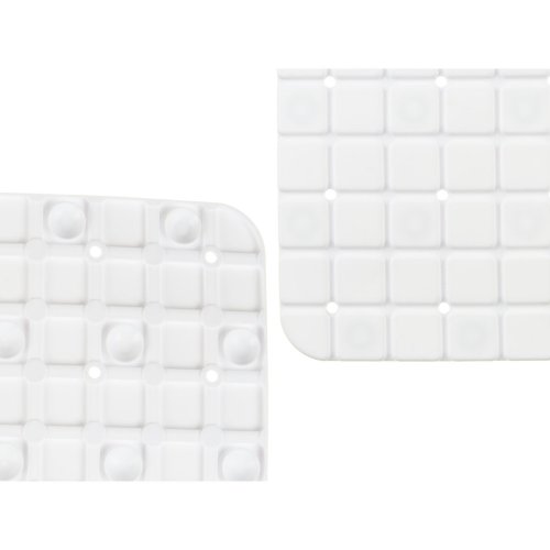 Halkfri duschmatta Berilo BM509S - 314 Vit PVC 50,3 x 50,3 x 0,7
