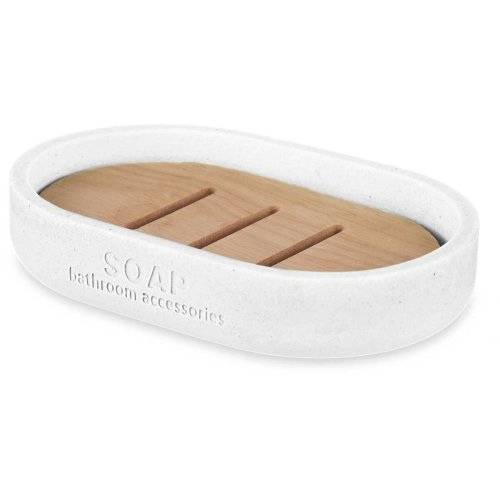 Tvlfat Berilo B5456BC-4 - 455 Vit Harts Bambu 12,5 x 2,5 x 8,5