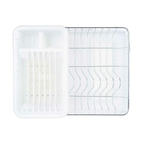 Diskstll Vit Metall Plast 43,5 x 11 x 33,5 cm (4 antal)