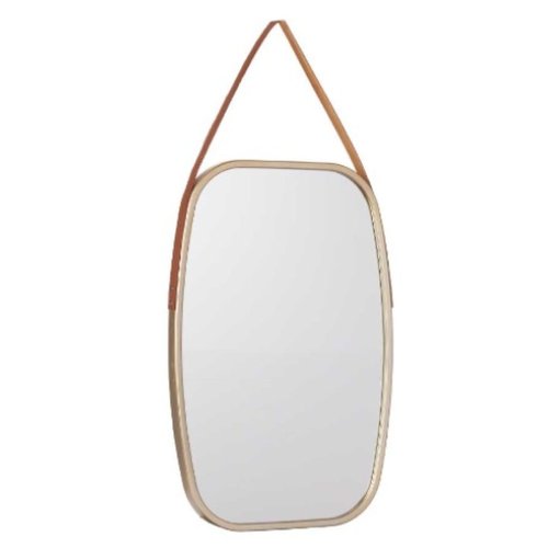 Vggspegel 1271 Brun Champagne 43 x 65 x 3 cm Rektangulr (4 ant