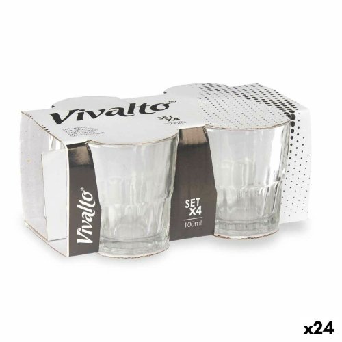 Glas Vivalto RYG5041 Transparent Glas 100 ml Kaffe/ Caf (24 ant