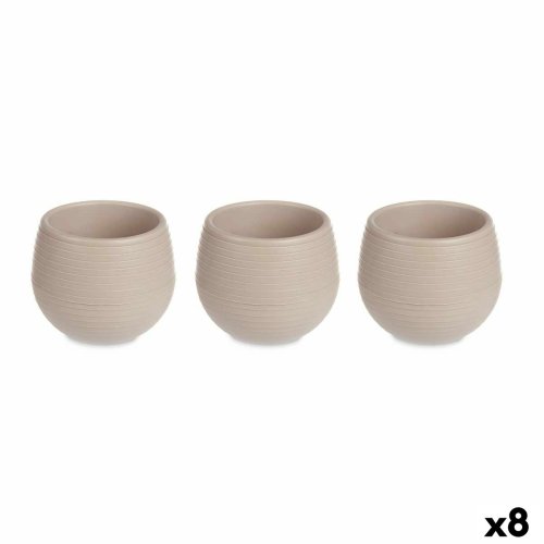 Krukset Ibergarden Beige-brun (taupe) Plast 8 x 8 x 7 cm (8 anta