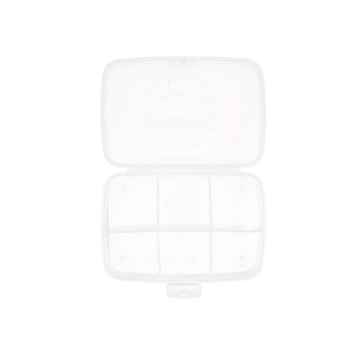 Ask med fack Kinvara 02 1178 Transparent Plast 21,5 x 8 x 14,6 c