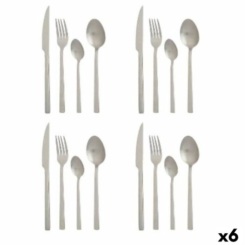 Bestickset Kinvara KT214012 Silvrig Rostfritt stl Matt (6 antal