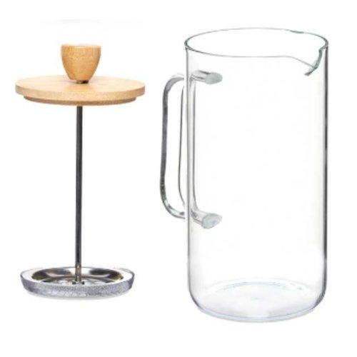 Tekanna Vivalto SW8132 600ML Naturell Bambu Borosilikatglas 600