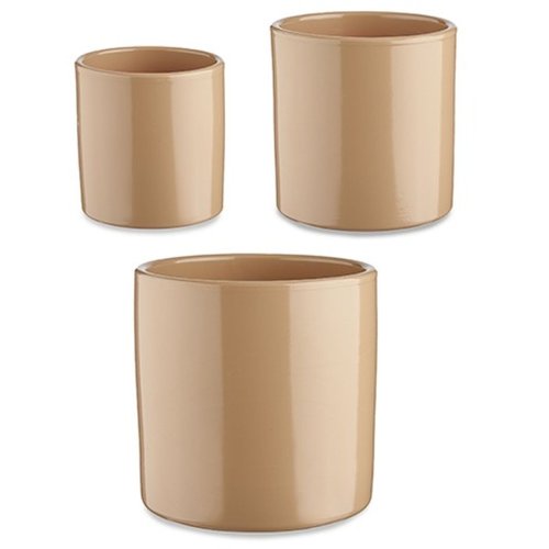 Krukset Ibergarden CILINDRO-1019 Beige Lera Cylinder  14 cm  2