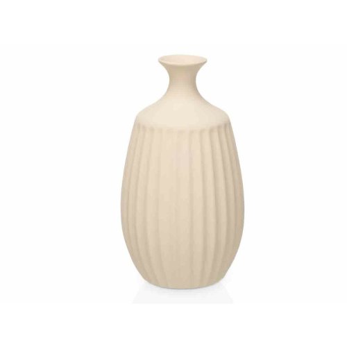 Vas Beige Keramik 21 x 39 x 21 cm (2 antal) Rnder