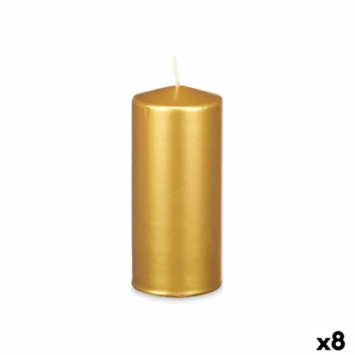Ljus Acorde Gyllene 9 x 20 x 9 cm (8 antal)
