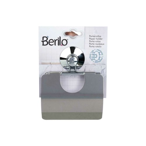 Toalettrullehllare Berilo Metall Stl ABS 13,5 x 17 x 3 cm (12