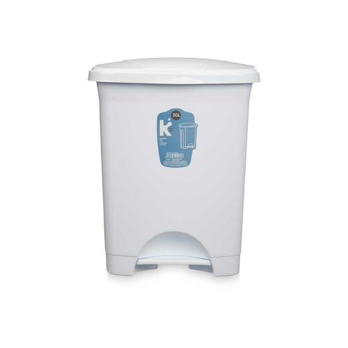 Pedalhink Vit Plast 30 L (4 antal)