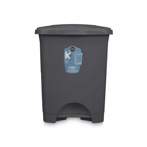 Pedalhink Antracitgr Plast 30 L (4 antal)
