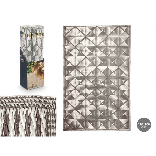 Matta Gift Decor Vit Gr polypropen 120 x 180 cm (12 antal)