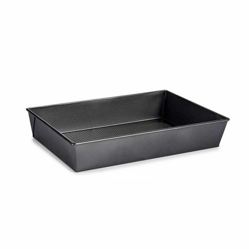 Rektangulr bakform Kinvara CK31470 Mrkgr Metall Kolstl 24 x