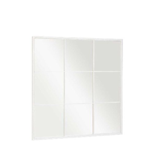 Vggspegel JY21101W Vit Fnster 90 x 90 x 2 cm Fyrkantig