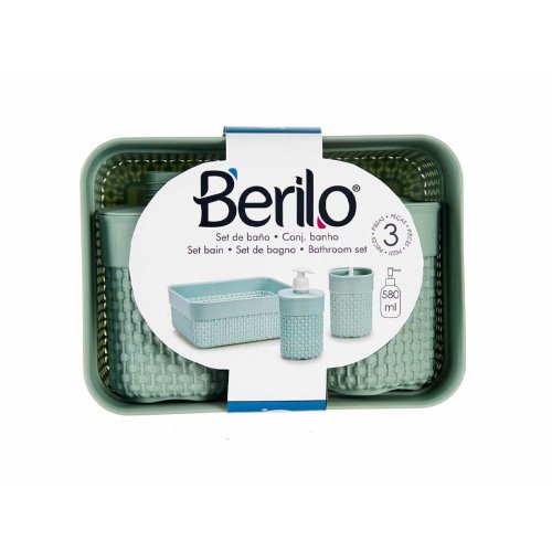 Badkit Berilo PP-107-3 Grn Plast (12 antal)