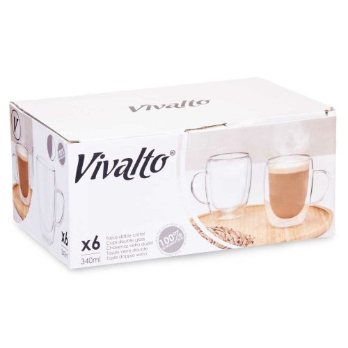 Mugg Vivalto Transparent 340 ml (6 antal)