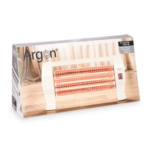 elektrisk halogen vrmare Argon W-HH1231 Vit 1200 W (8 antal)