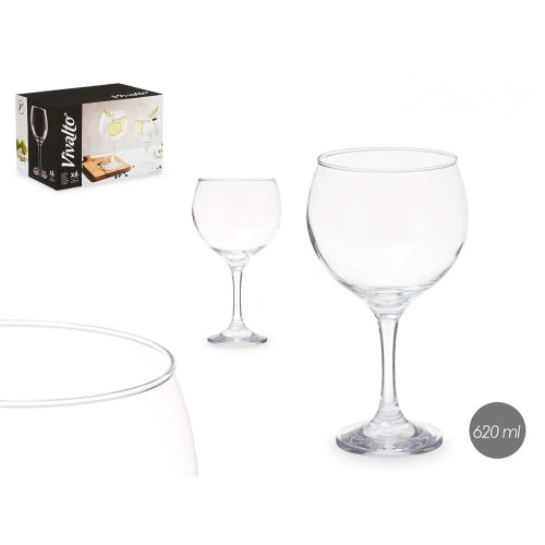 Vinglas Vivalto Transparent Glas 600 ml (6 antal)