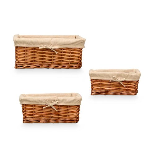 Korgset Kipit HX31033S/3 Naturell Polyester vide 50 % bomull 39