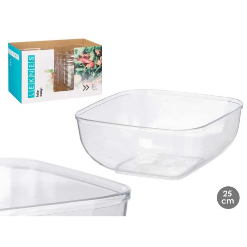 Tallriksset Leknes CK80688-1 Transparent Plast 5 L 25,5 x 12,3 x