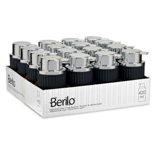 Tvldispenser Berilo 3236-3 Antracitgr Plast 420 ml 7 x 14,5 x