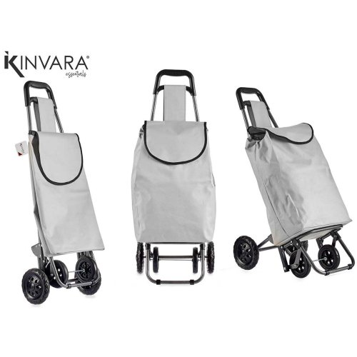 Kundvagn Kinvara WR3069-1 Svart Gr 30 L 22 x 98 x 38 cm (6 anta
