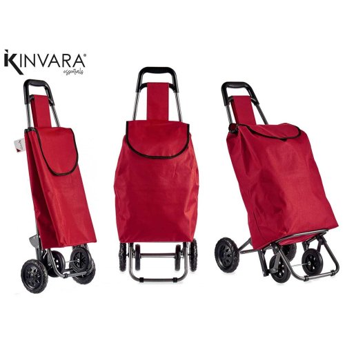 Kundvagn Kinvara WR3069-2 Svart Rd 22 x 98 x 38 cm (6 antal)