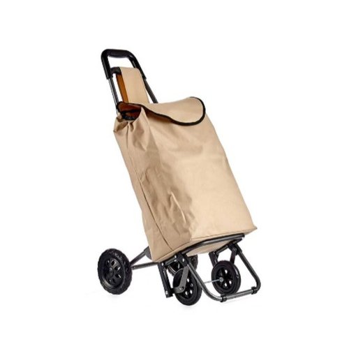 Kundvagn Kinvara WR3069-3 Svart Beige 30 L 22 x 98 x 38 cm (6 an