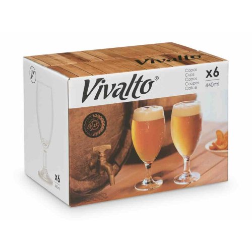 Vinglas Vivalto Transparent Glas 440 ml l (6 antal)