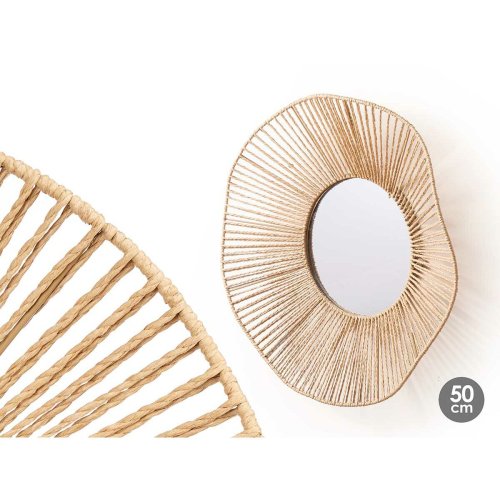 Vggspegel Gift Decor Naturell Vgor 52 x 9 x 51 cm (4 antal)